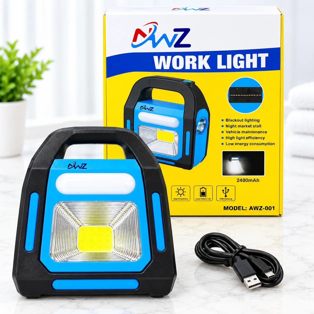 Rechargeable LED Work Light (Model AWZ-001)